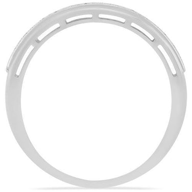 Diamond Wedding Band Ring in 10k Yellow Gold 0.40 Ctw